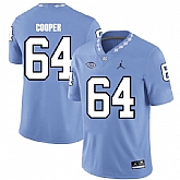 North Carolina Tar Heels 64 Jonathan Cooper Blue College Football Jersey Dzhi,baseball caps,new era cap wholesale,wholesale hats